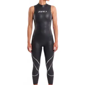 Zone3 Women's Ascend Sleeveless Wetsuit - Black / Grey