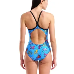 Arena Octopus Lightdrop Back Swimsuit – Turquoise / Multi / Black