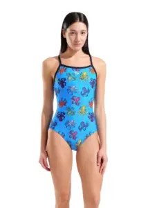 Arena Octopus Lightdrop Back Swimsuit - Turquoise / Multi / Black