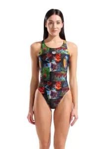 Arena Animalier Swim Tech Back Swimsuit - Black / Multi