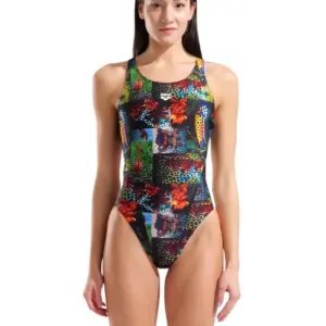 Arena Animalier Swim Tech Back Swimsuit - Black / Multi