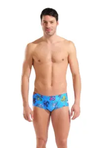 Arena Octopus Low Waist Swim Shorts - Turquoise / Multi
