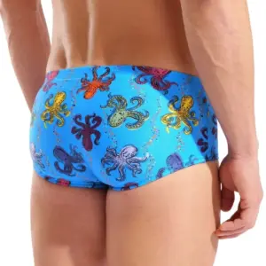 Arena Octopus Low Waist Swim Shorts – Turquoise / Multi