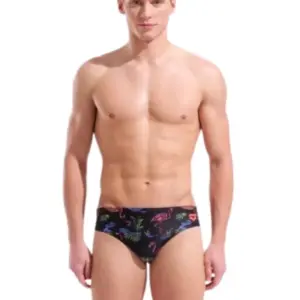Arena Flamingo 7 cm Briefs - Black / Multi