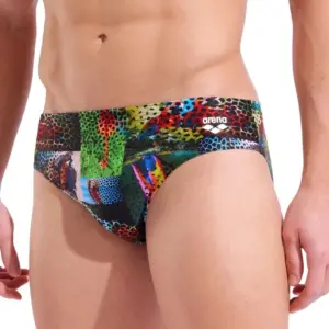 Arena Animalier 7 cm Briefs - Black / Multi