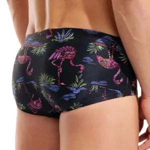 Arena Flamingo Low Waist Swim Shorts – Black / Multi