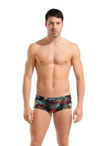 Arena Animalier Low Waist Swim Shorts - Black / Multi