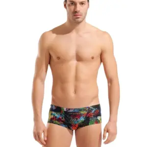 Arena Animalier Low Waist Swim Shorts - Black / Multi