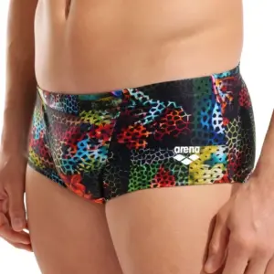 Arena Animalier Low Waist Swim Shorts - Black / Multi