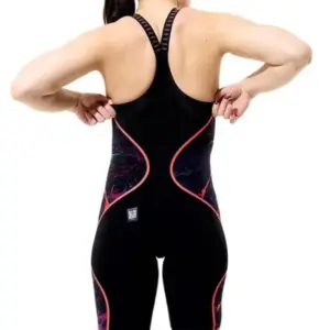 Speedo Fastskin LZR Pure Intent 2.0 Closedback Kneeskin – Black / Red