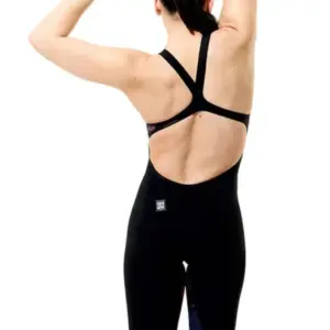 Speedo Fastskin LZR Pure Valor 2.0 Openback Kneeskin – Black / Red