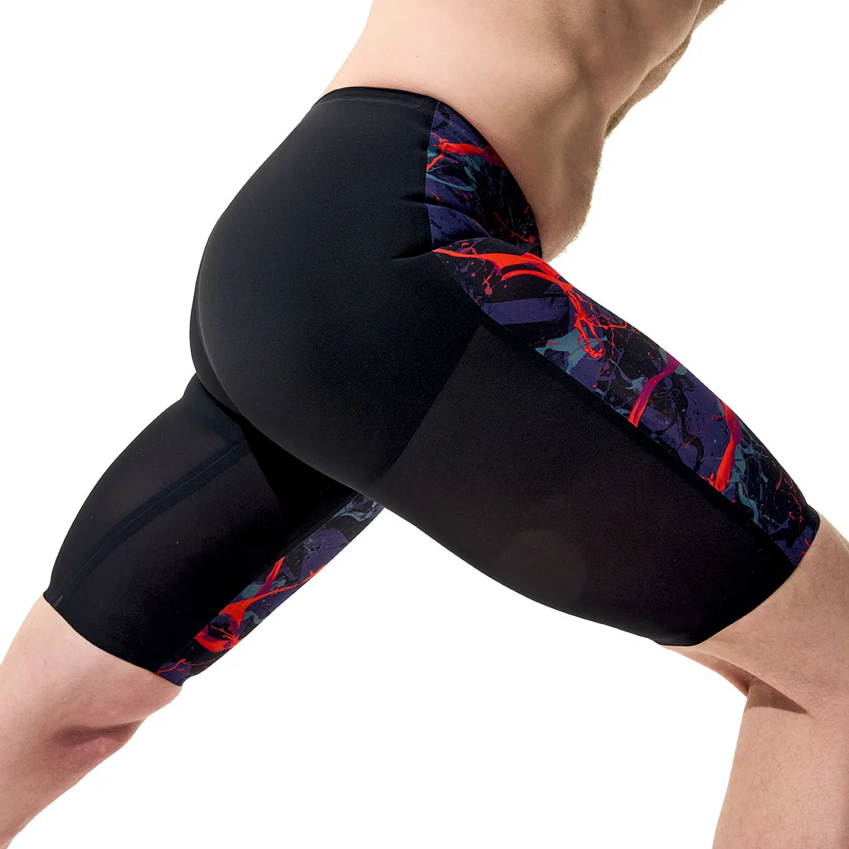 Speedo Fastskin LZR Pure Valor 2.0 Jammer - Black / Red - Image 3