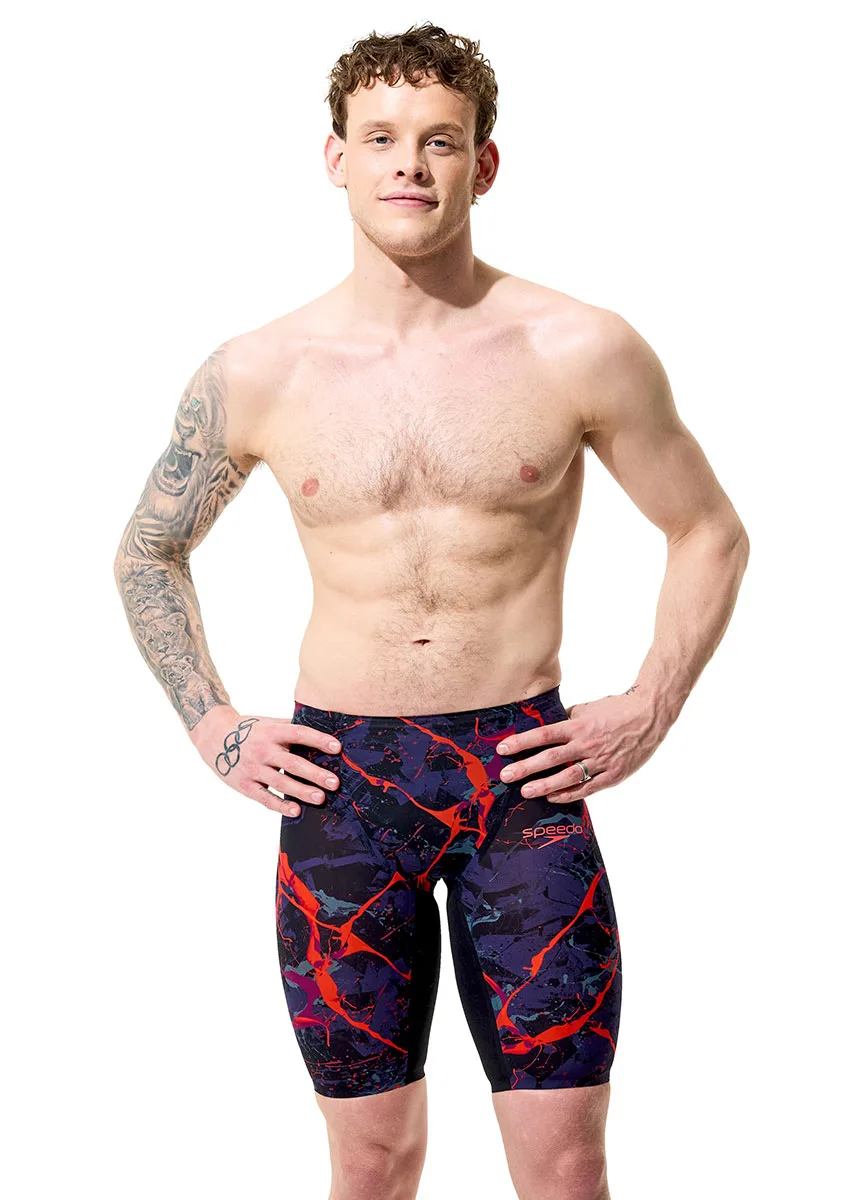 Speedo Fastskin LZR Pure Valor 2.0 Jammer - Black / Red - Image 5