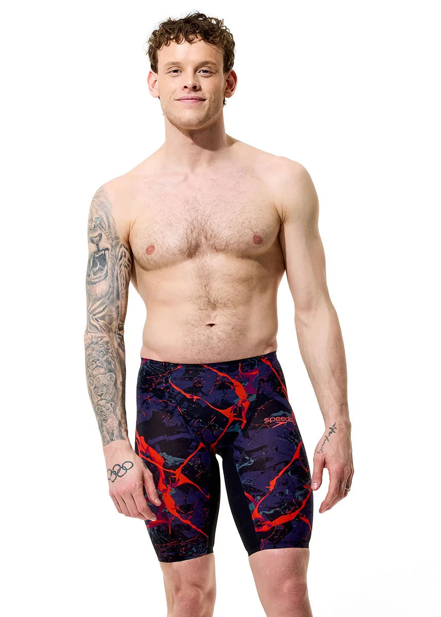 Speedo Fastskin LZR Pure Valor 2.0 Jammer - Black / Red - Image 4