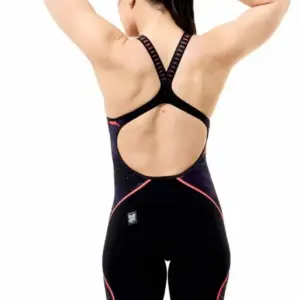 Speedo Fastskin LZR Pure Intent 2.0 Openback Kneeskin – Black / Red