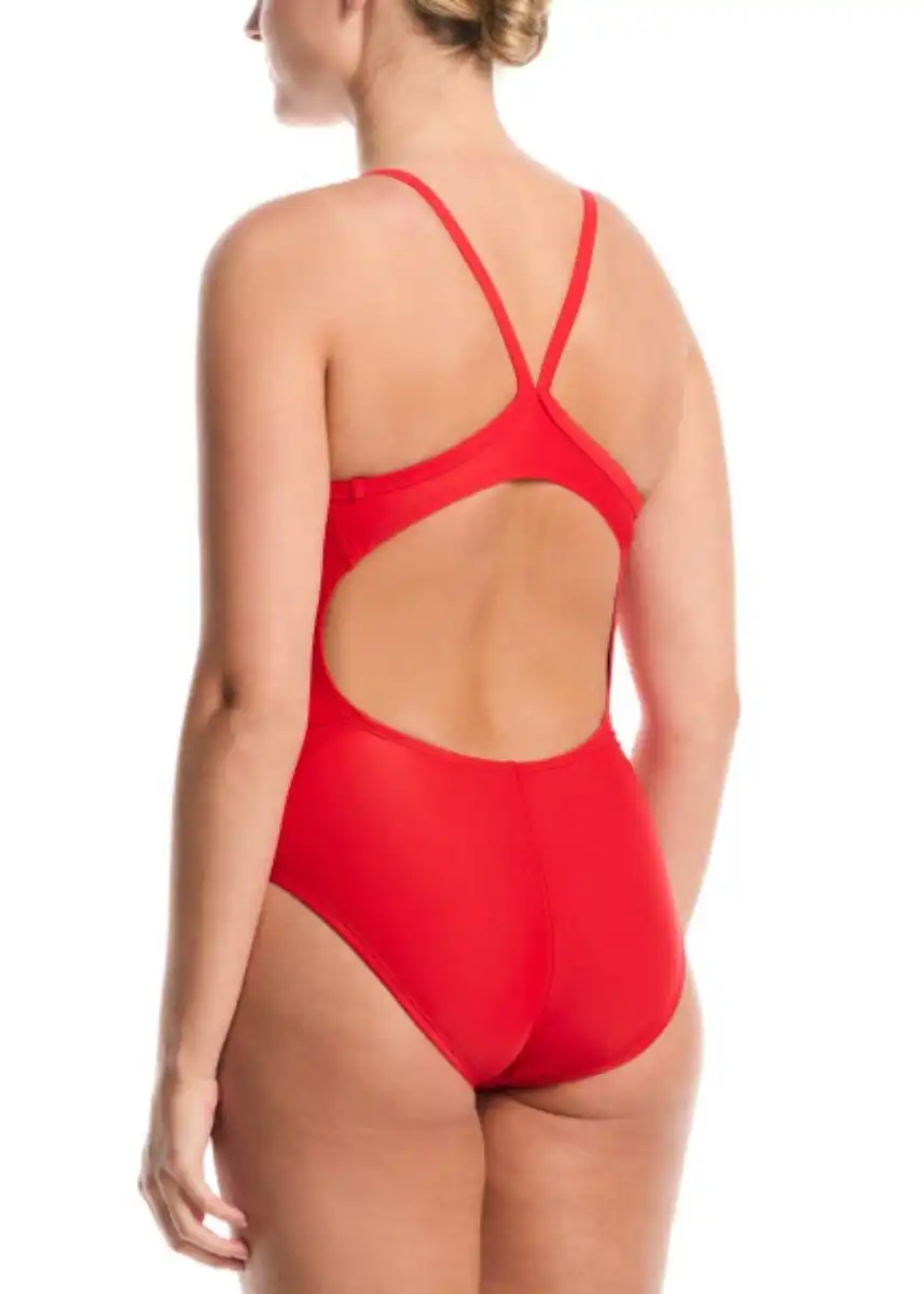 Nike Racerback One Piece Swimsuit - University Red - Image 4