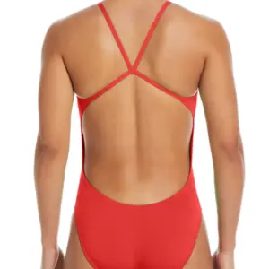 Nike Hydrastrong Solid Spiderback Swimsuit – University Red