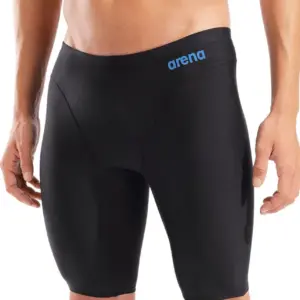 Arena Mens Hyperflow Solid Jammer - Black / Blue
