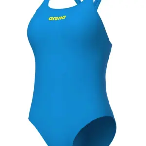Arena Womens Team Swim Pro Solid Swimsuit - Turquoise / Yellow