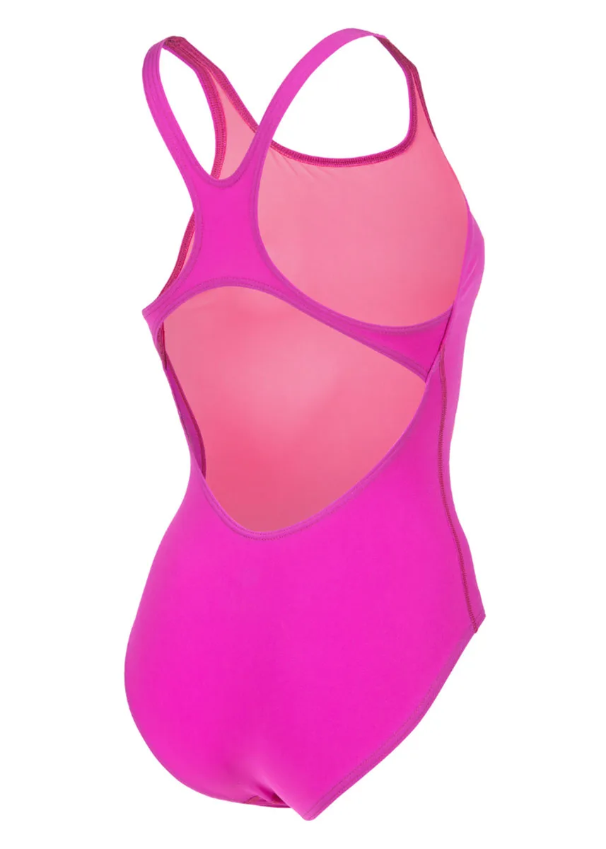 Arena Team Swim Pro Solid Swimsuit - Fuchsia / Green
