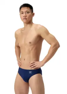 Speedo Men's Solid Briefs - Navy