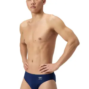 Speedo Men's Solid Briefs - Navy
