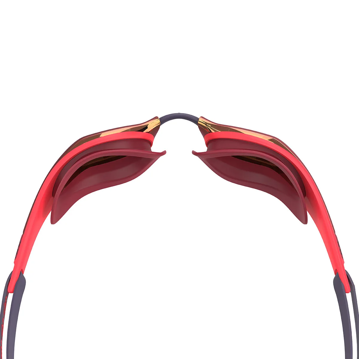 Speedo Fastskin Pure Focus Mirrored Goggles - Black / Red - Image 4