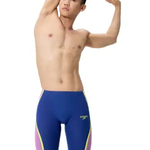 Speedo Fastskin LZR Pure Intent 2.0 High Waisted Jammer - Navy / Purple