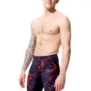Speedo Fastskin LZR Pure Valor 2.0 High Waisted Jammer - Black / Red
