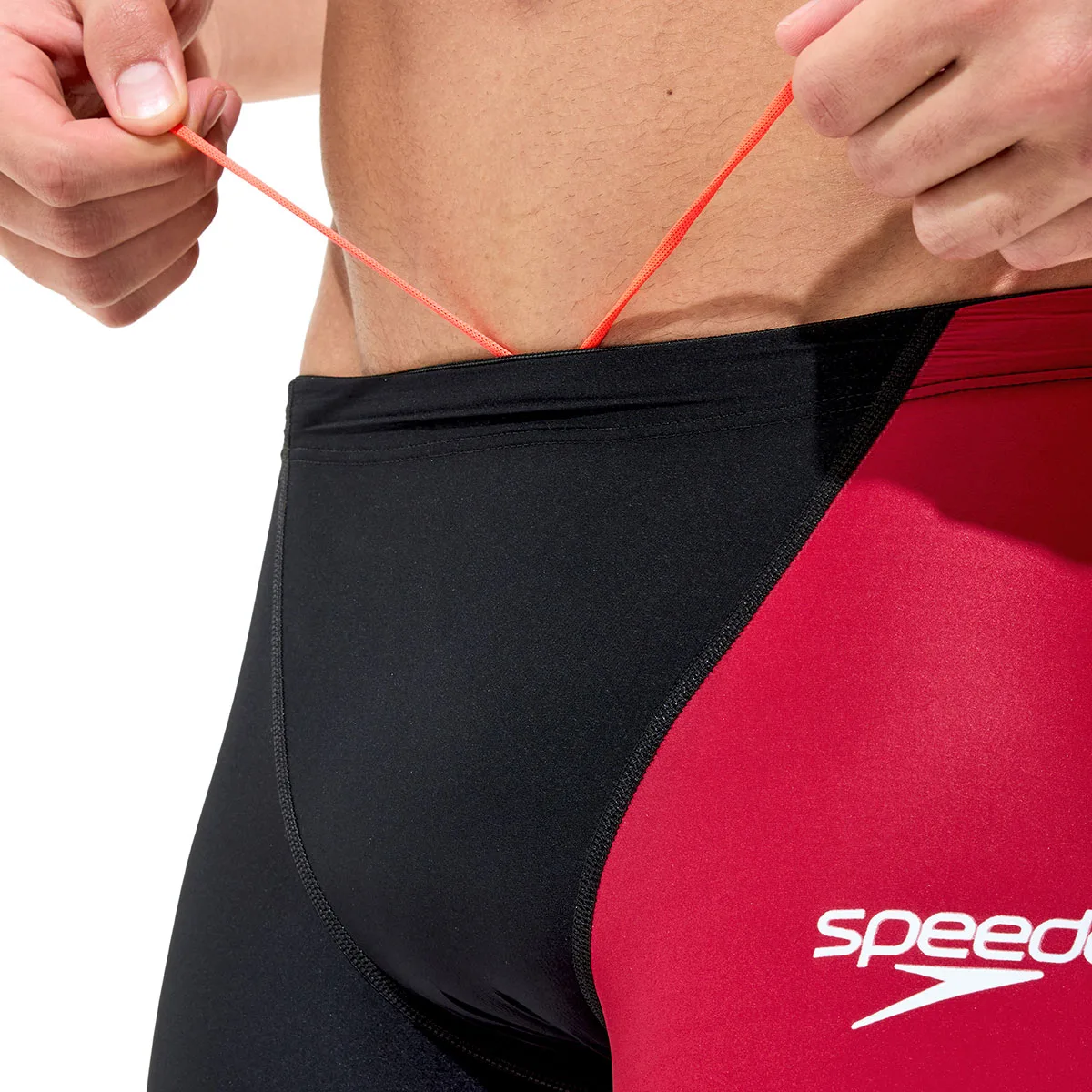 Speedo Fastskin LZR Hyperpro Solid Jammer - Black / Red - Image 3