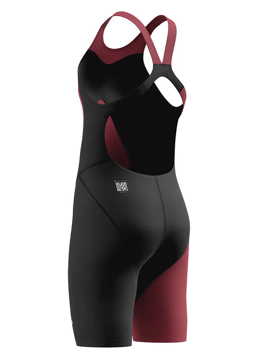 Speedo Junior Fastskin LZR Hyperpro Solid Kneeskin - Red / Black - Image 5
