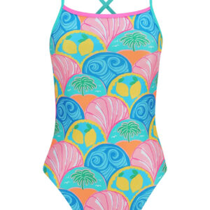AMANZI Tie Back One Piece - Citrasea