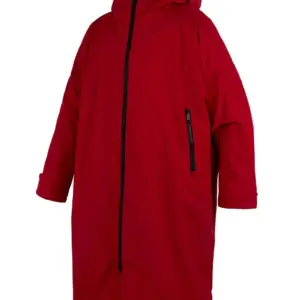 Regatta Kids Pro Changing Robe - Classic Red / Black
