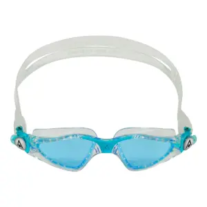 AquaSphere Kayenne Junior Blue Tint Lens Goggles - Clear / Aqua