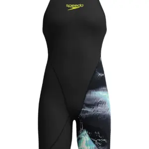 Speedo Fastskin Junior LZR Ignite Kneeskin - Electro Static / Black