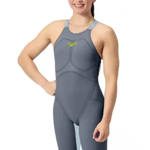 Speedo Fastskin LZR Pure Valor 2.0 Closedback Kneeskin - Grey / Blue